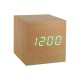 Gingko Design Cube Click Clock